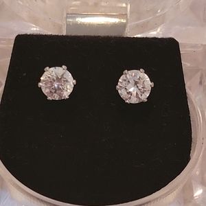 Cubic Zirconia Stud Earrings
